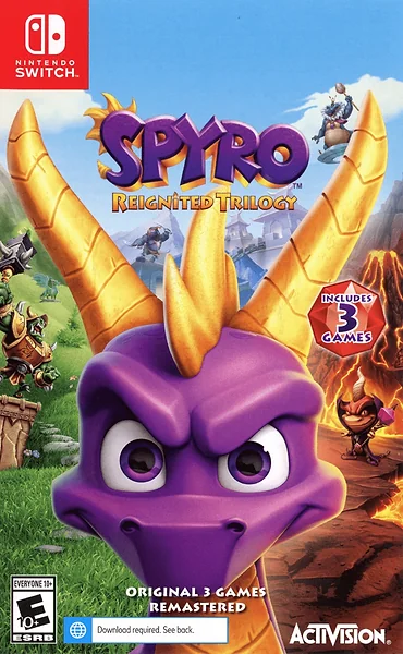 Spyro Reignited Trilogy Box Art