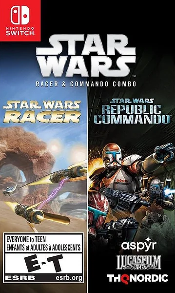 Star Wars Racer and Commando Combo Box Art