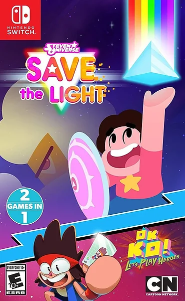 Steven Universe: Save the Light & OK K.O.! Let's Play Heroes Box Art
