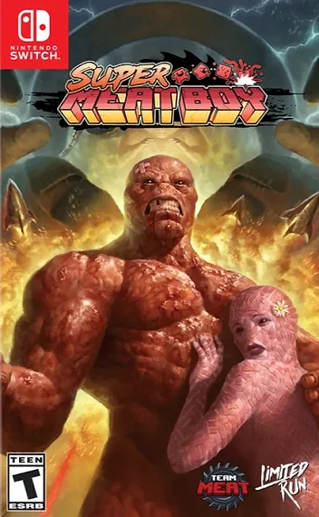 Super Meat Boy Box Art