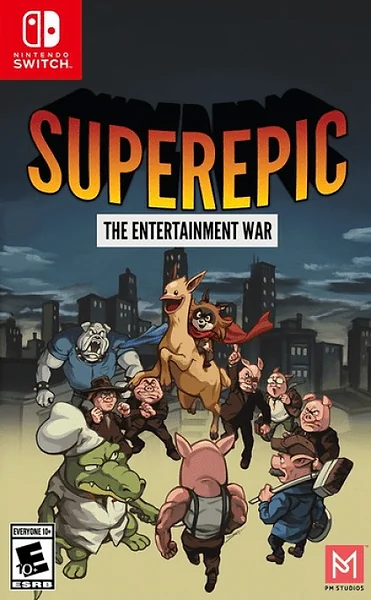SuperEpic: The Entertainment War box art