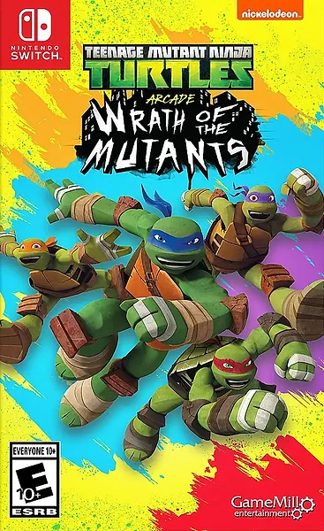 Teenage Mutant Ninja Turtles Arcade: Wrath of the Mutants box art