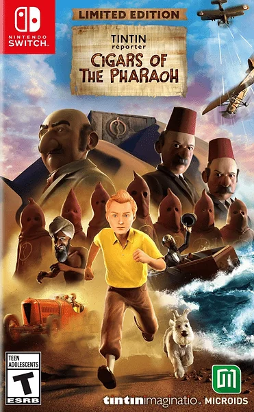 Tintin Reporter: Cigars of the Pharaoh Box Art