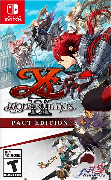 Ys IX: Monstrum Nox box art