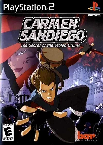 Carmen Sandiego: The Secret of the Stolen Drums Box Art