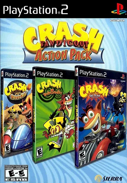 Crash Bandicoot: Action Pack box art