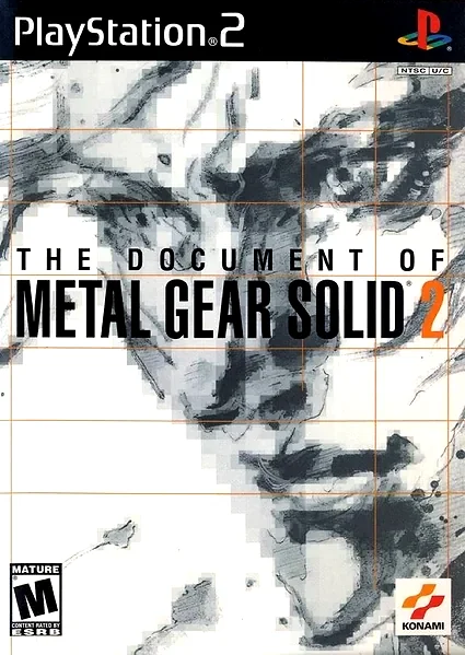 Document of Metal Gear Solid 2 Box Art