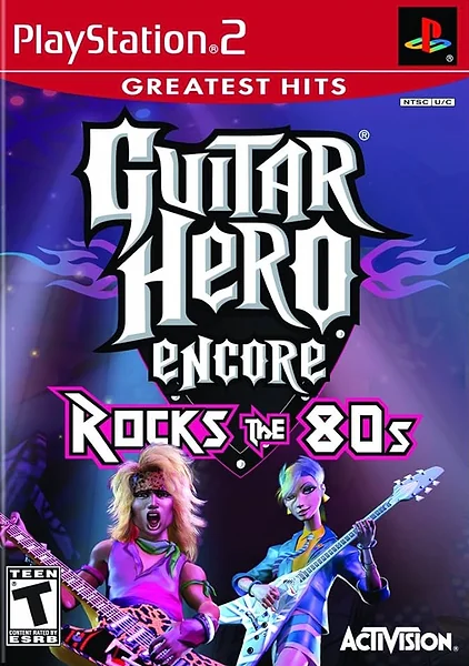 Guitar Hero Encore: Rocks the 80s box art