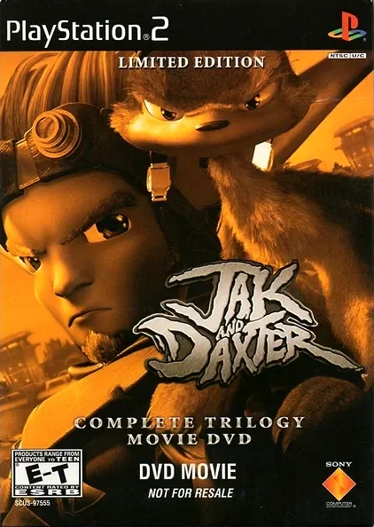 Jak and Daxter: Complete Trilogy Movie DVD Box Art