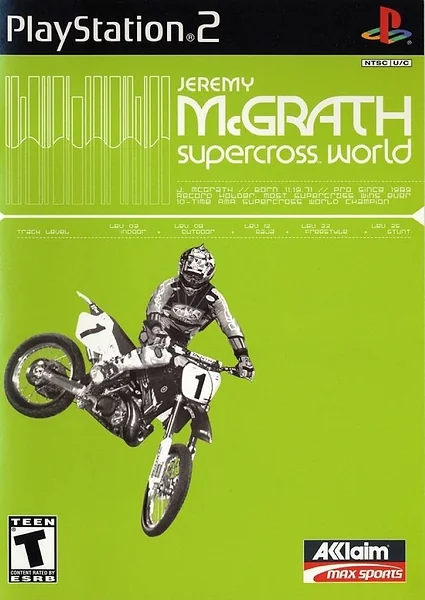 Jeremy McGrath Supercross World Box Art