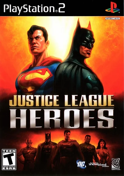Justice League Heroes Box Art