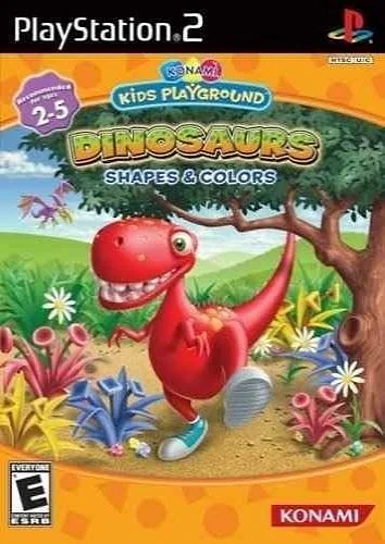 Konami Kids Playground: Dinosaurs - Shapes & Colors Box Art