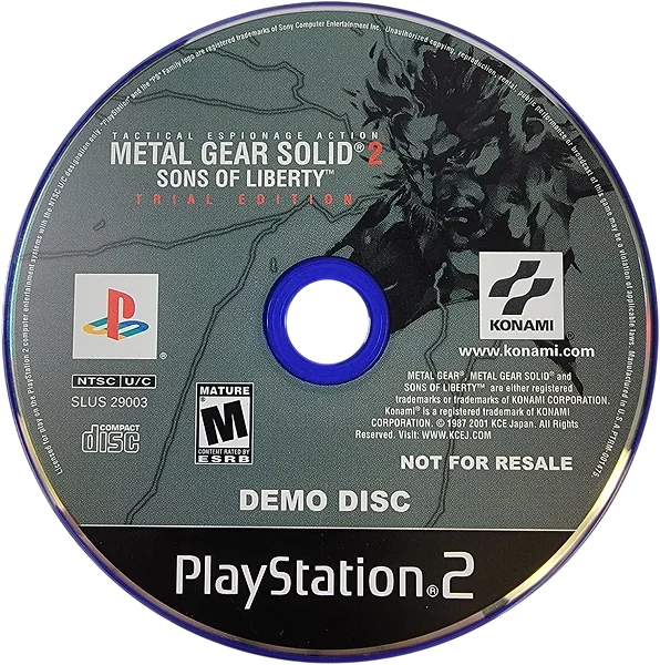 Metal Gear Solid 2: Sons of Liberty box art