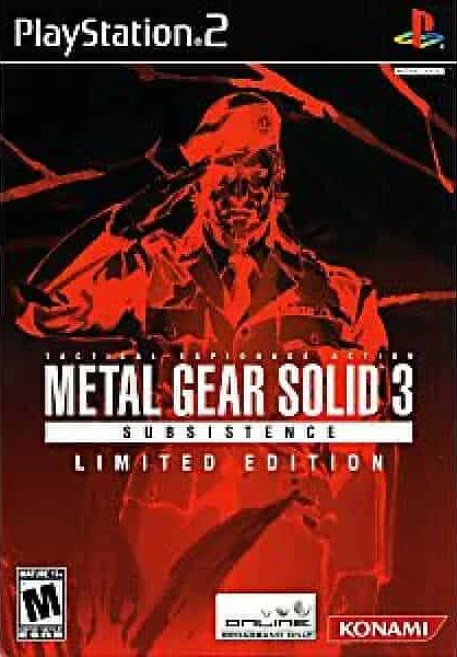 Metal Gear Solid 3: Subsistence box art