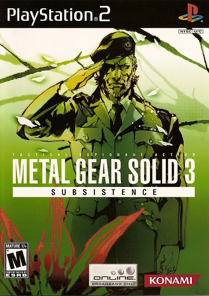 Metal Gear Solid 3: Subsistence box art