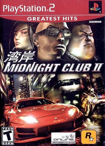 Midnight Club II Box Art