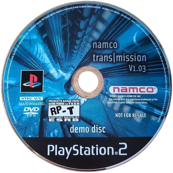 Namco TransMission V 1.03 Box Art