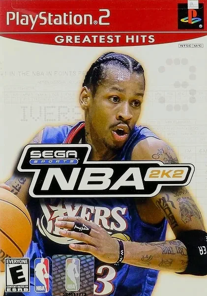 NBA 2K2 box art