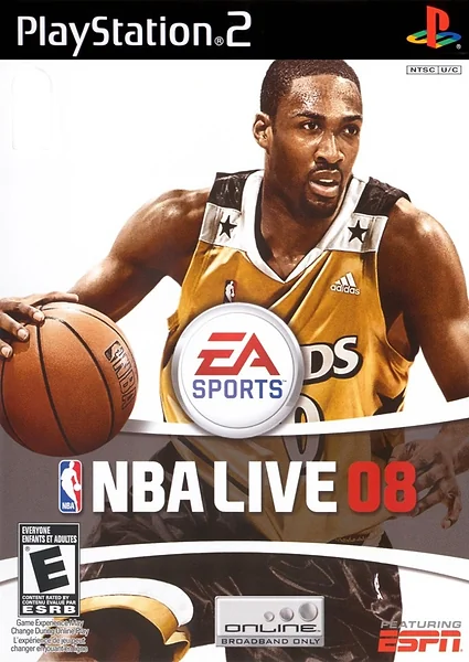 NBA Live 08 box art