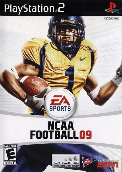 NCAA Football 09 box art
