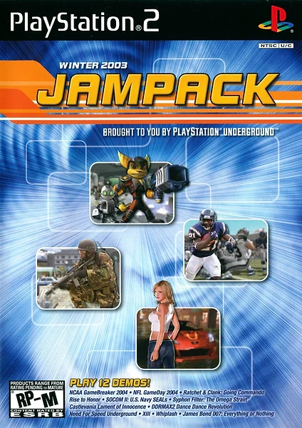 PlayStation Underground Jampack: Winter 2003 Box Art