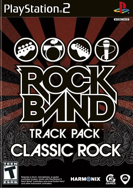 Rock Band Track Pack: Classic Rock Box Art