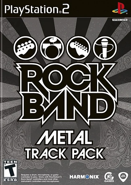Rock Band: Metal Track Pack Box Art