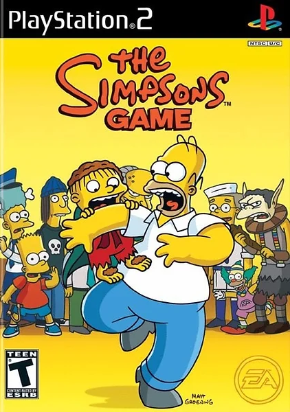 Simpsons Game box art