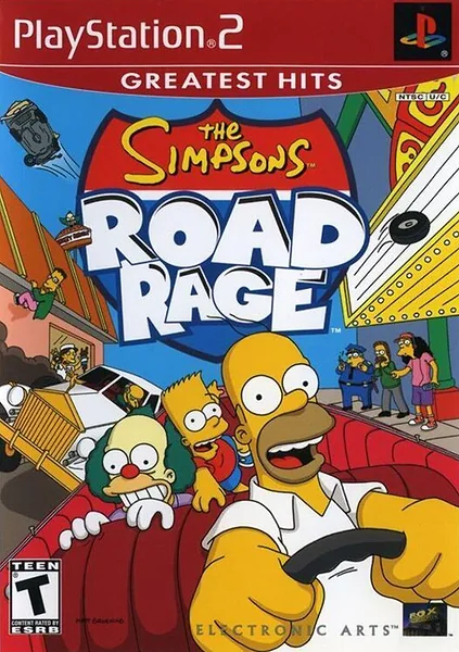 Simpsons: Road Rage box art
