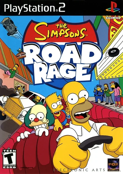 Simpsons: Road Rage box art