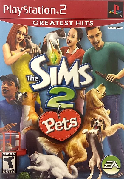 Sims 2: Pets box art