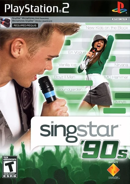 SingStar 90s Box Art