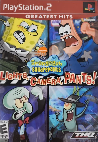 SpongeBob SquarePants: Lights, Camera, Pants! box art