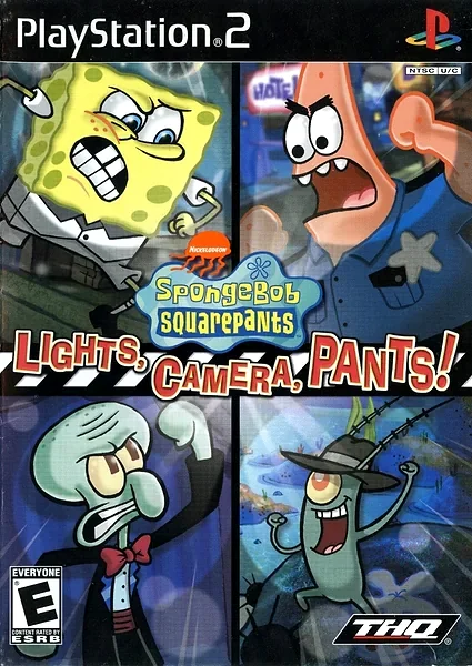SpongeBob SquarePants: Lights, Camera, Pants! box art