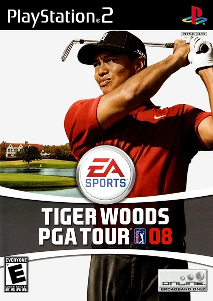 Tiger Woods PGA Tour 08 box art