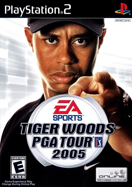 Tiger Woods PGA Tour 2005 Box Art