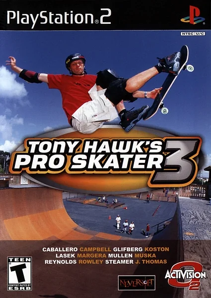 Tony Hawk's Pro Skater 3 Box Art