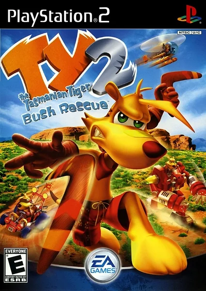Ty the Tasmanian Tiger 2: Bush Rescue Box Art