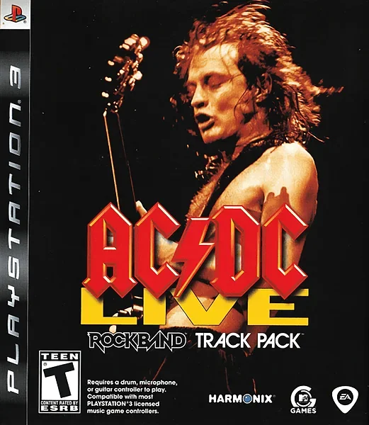AC/DC Live: Rock Band Track Pack box art