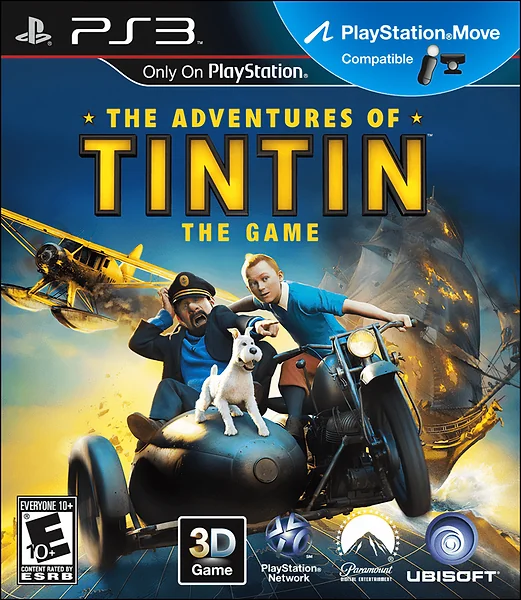 Adventures of Tintin: The Game Box Art