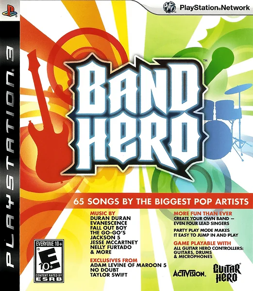Band Hero Box Art