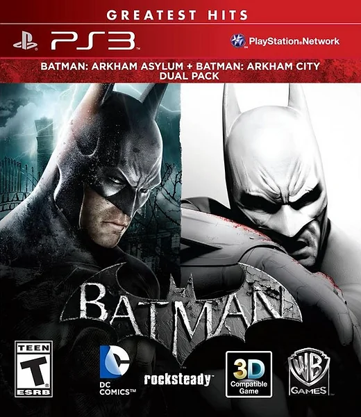 Batman: Arkham Asylum & Batman: Arkham City - Dual Pack box art