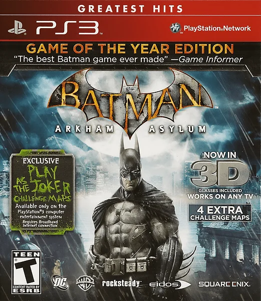 Batman: Arkham Asylum box art