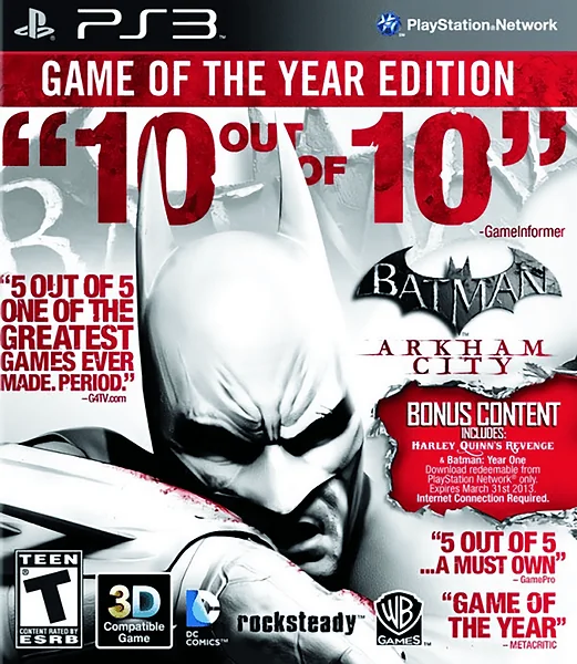 Batman: Arkham City box art