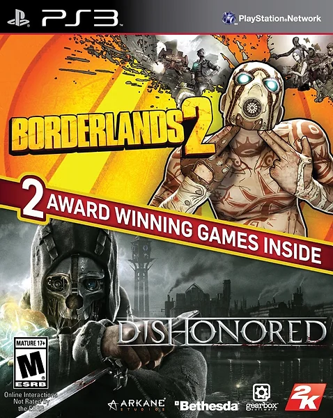 Borderlands 2 & Dishonored Box Art