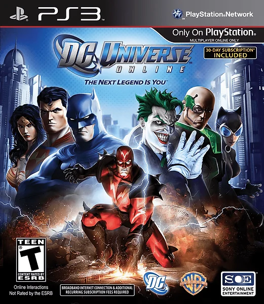 DC Universe Online Box Art