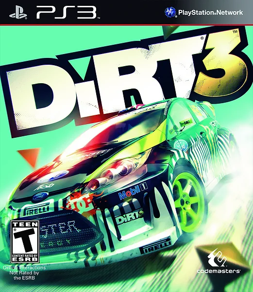 DiRT 3 box art
