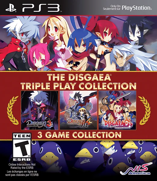 Disgaea Triple Play Collection Box Art
