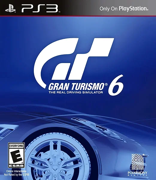 Gran Turismo 6 box art