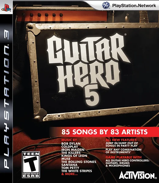 Guitar Hero 5 Box Art